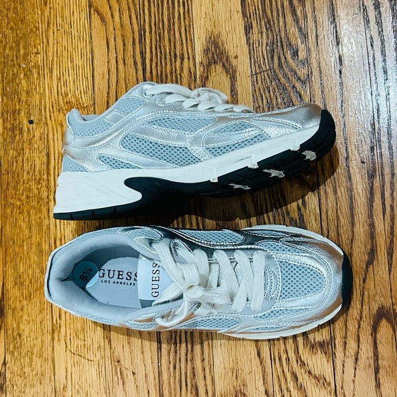 GUESS Silver Sneakers - Picture 8 of 9